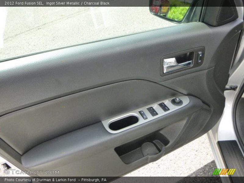 Ingot Silver Metallic / Charcoal Black 2012 Ford Fusion SEL