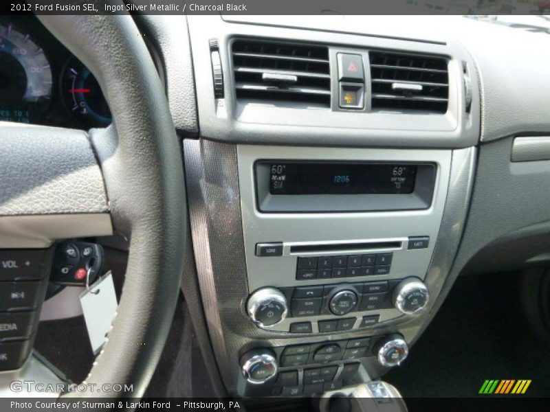 Ingot Silver Metallic / Charcoal Black 2012 Ford Fusion SEL