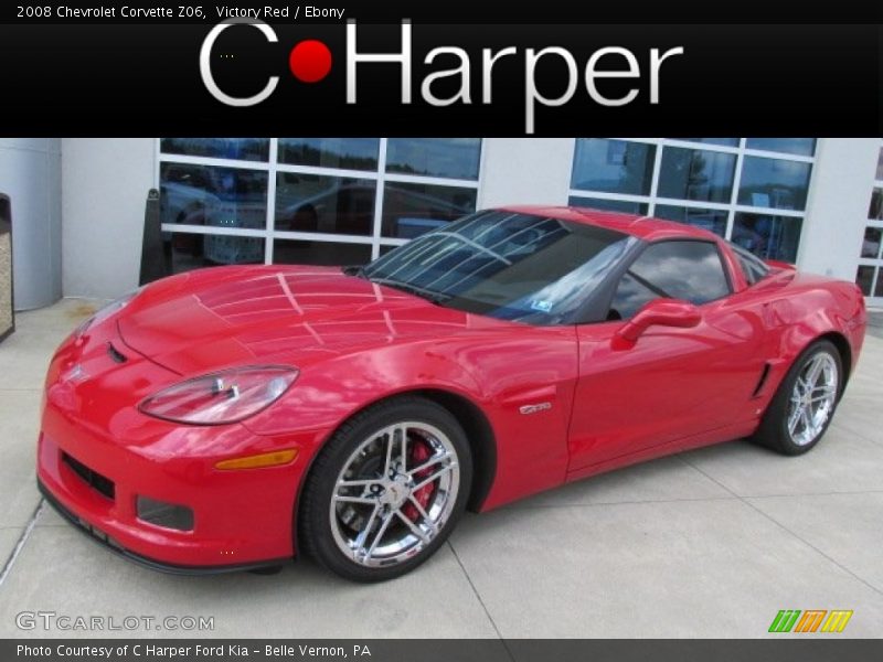 Victory Red / Ebony 2008 Chevrolet Corvette Z06