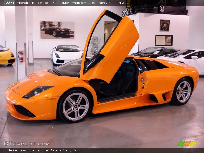 Arancio Atlas (Orange) / Nero Perseus 2009 Lamborghini Murcielago LP640 Coupe