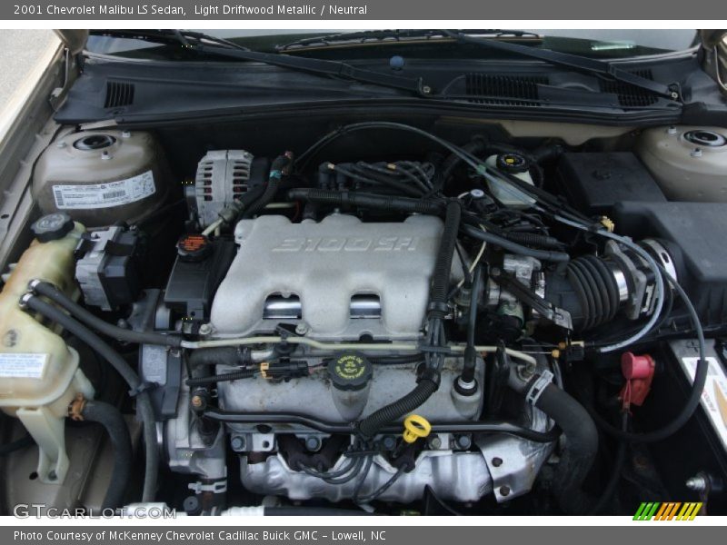 Light Driftwood Metallic / Neutral 2001 Chevrolet Malibu LS Sedan