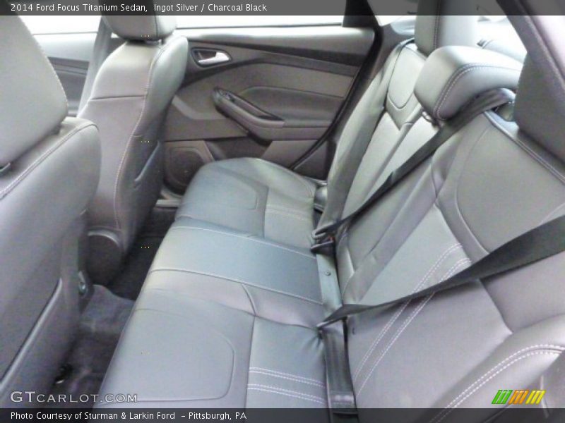Ingot Silver / Charcoal Black 2014 Ford Focus Titanium Sedan