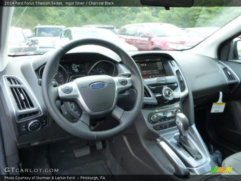 Dashboard of 2014 Focus Titanium Sedan
