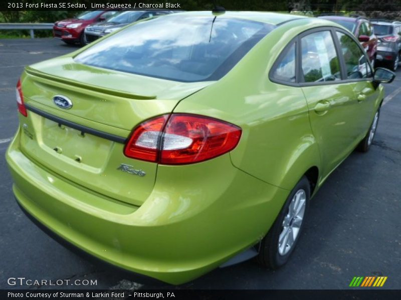  2013 Fiesta SE Sedan Lime Squeeze