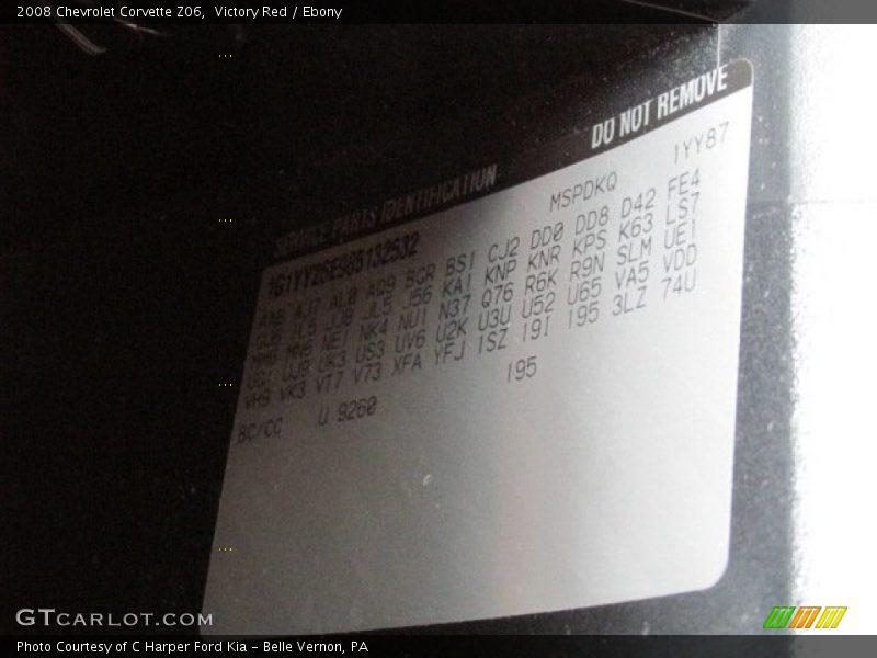 Victory Red / Ebony 2008 Chevrolet Corvette Z06