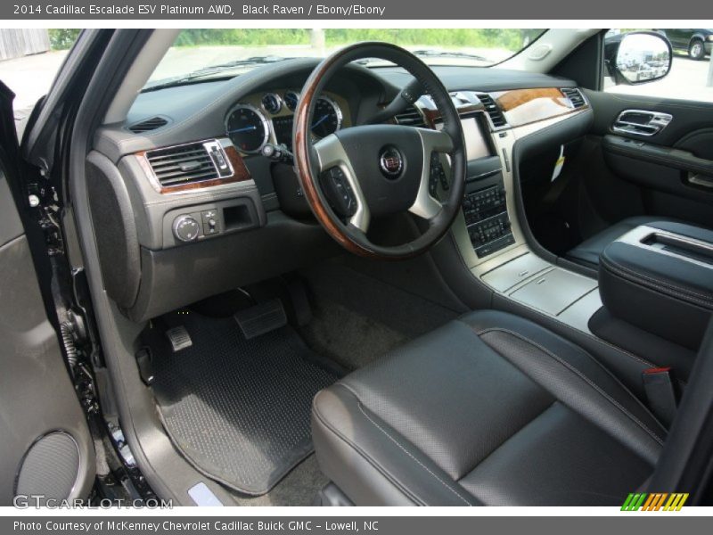 Ebony/Ebony Interior - 2014 Escalade ESV Platinum AWD 