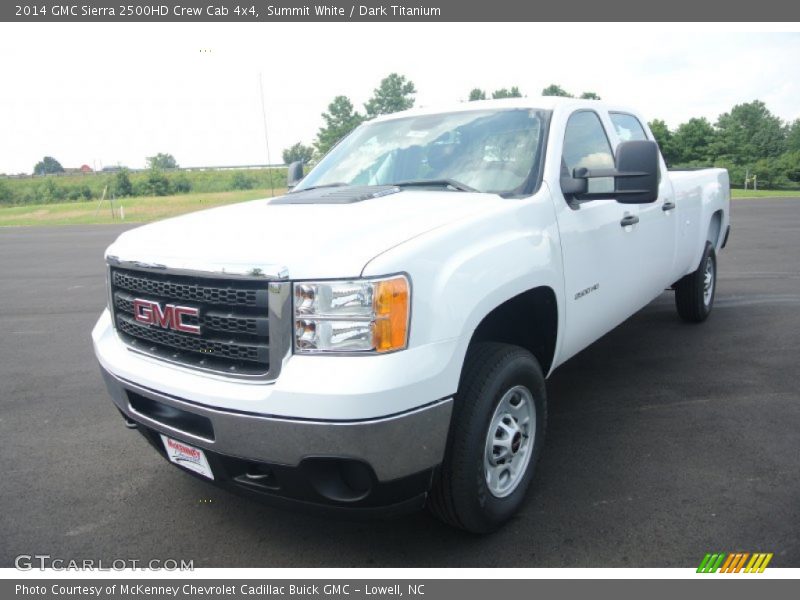 Summit White / Dark Titanium 2014 GMC Sierra 2500HD Crew Cab 4x4