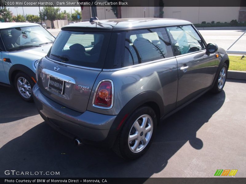 Dark Silver Metallic / Grey/Carbon Black 2010 Mini Cooper Hardtop