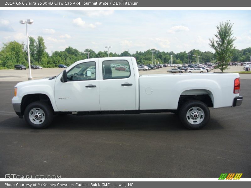 Summit White / Dark Titanium 2014 GMC Sierra 2500HD Crew Cab 4x4