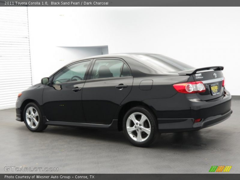 Black Sand Pearl / Dark Charcoal 2011 Toyota Corolla 1.8