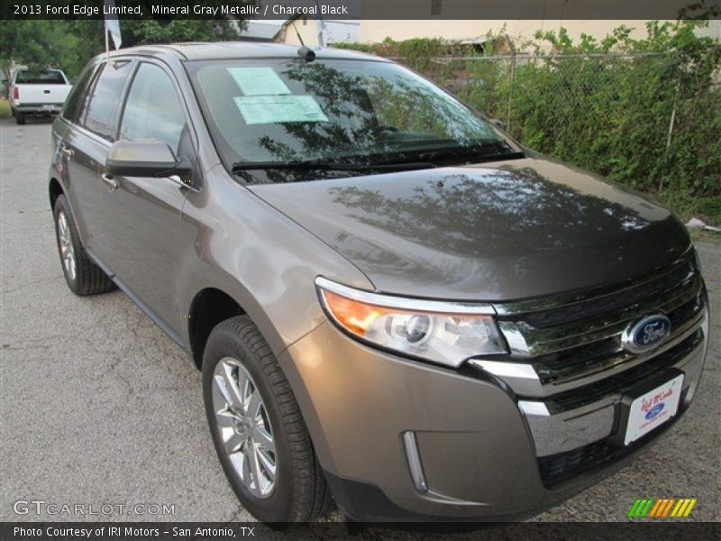 Mineral Gray Metallic / Charcoal Black 2013 Ford Edge Limited