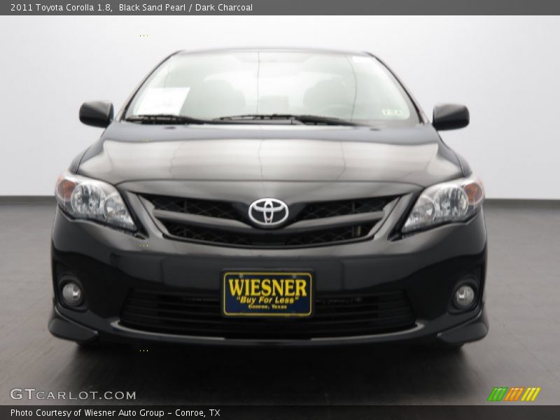 Black Sand Pearl / Dark Charcoal 2011 Toyota Corolla 1.8