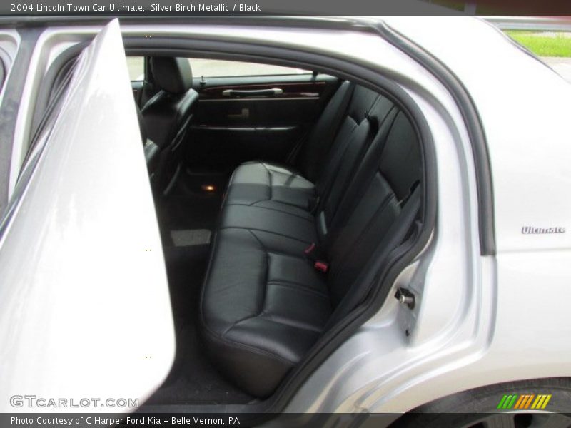 Silver Birch Metallic / Black 2004 Lincoln Town Car Ultimate