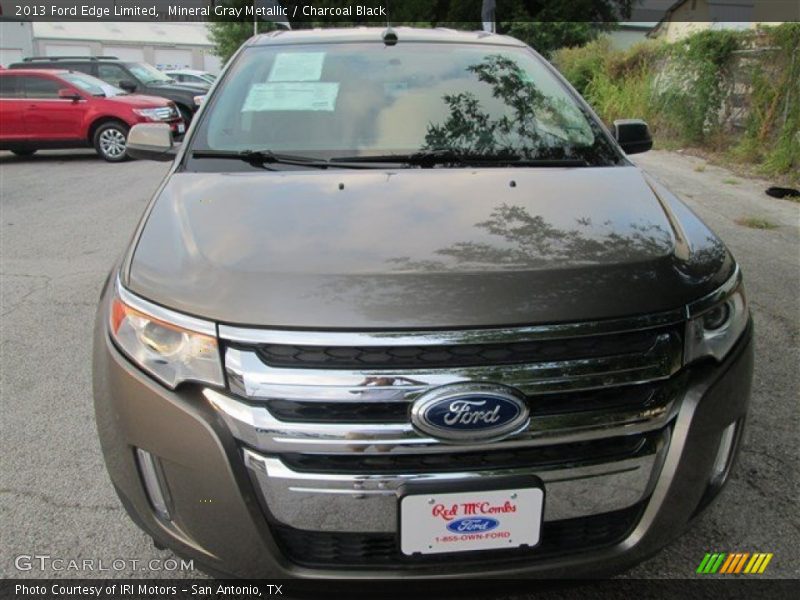 Mineral Gray Metallic / Charcoal Black 2013 Ford Edge Limited