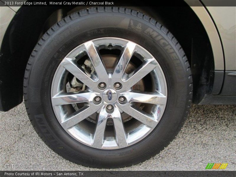 Mineral Gray Metallic / Charcoal Black 2013 Ford Edge Limited