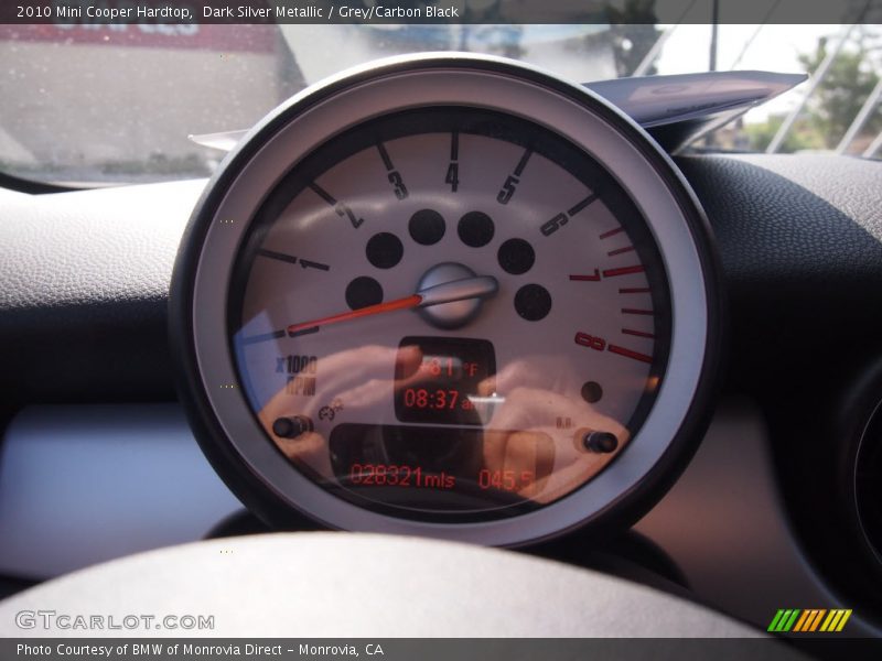Dark Silver Metallic / Grey/Carbon Black 2010 Mini Cooper Hardtop
