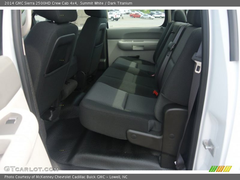Rear Seat of 2014 Sierra 2500HD Crew Cab 4x4