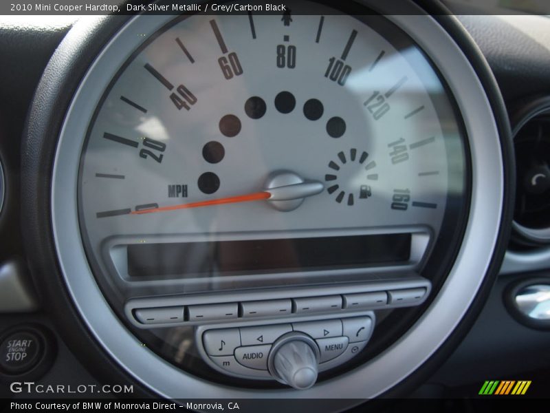 Dark Silver Metallic / Grey/Carbon Black 2010 Mini Cooper Hardtop