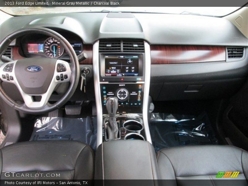 Mineral Gray Metallic / Charcoal Black 2013 Ford Edge Limited