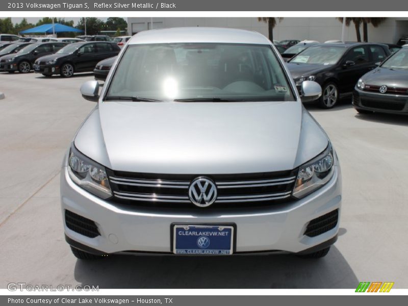 Reflex Silver Metallic / Black 2013 Volkswagen Tiguan S