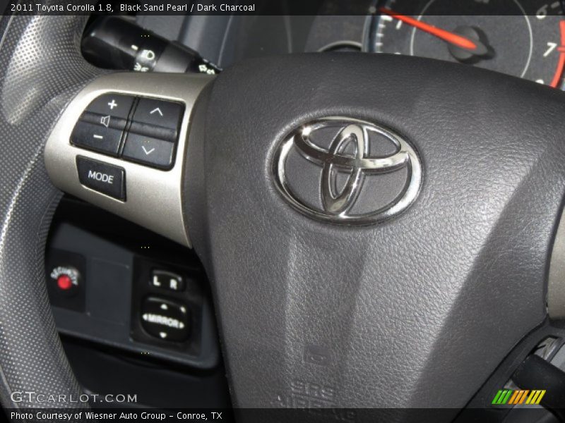 Black Sand Pearl / Dark Charcoal 2011 Toyota Corolla 1.8