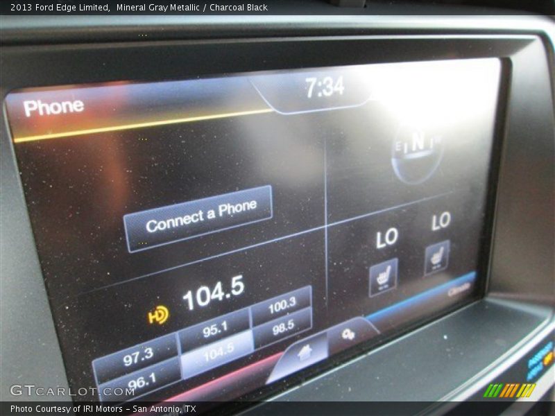 Mineral Gray Metallic / Charcoal Black 2013 Ford Edge Limited