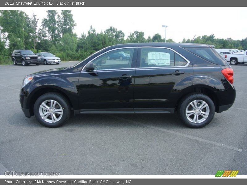 Black / Jet Black 2013 Chevrolet Equinox LS