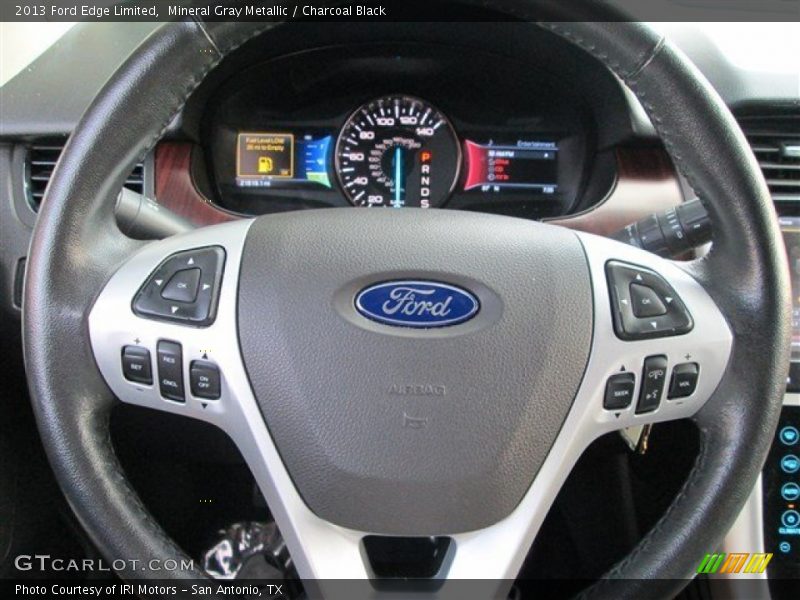 Mineral Gray Metallic / Charcoal Black 2013 Ford Edge Limited