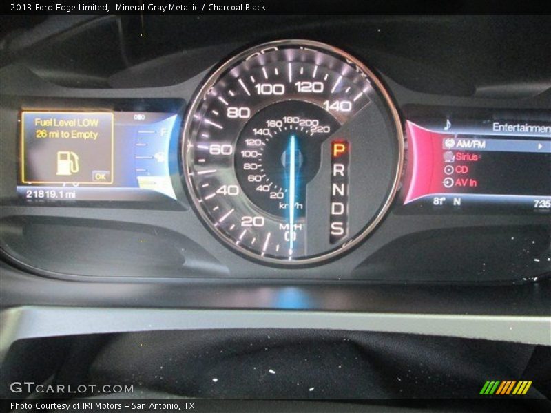 Mineral Gray Metallic / Charcoal Black 2013 Ford Edge Limited