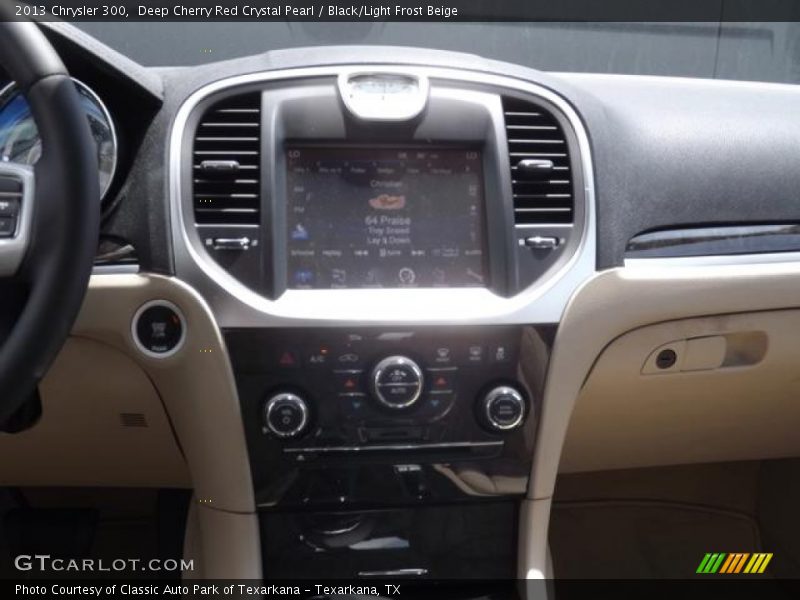 Deep Cherry Red Crystal Pearl / Black/Light Frost Beige 2013 Chrysler 300