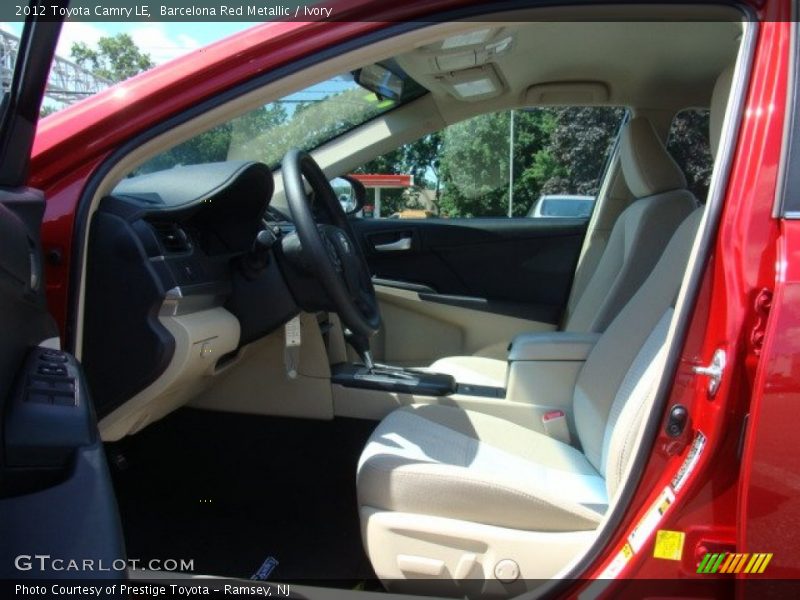 Barcelona Red Metallic / Ivory 2012 Toyota Camry LE