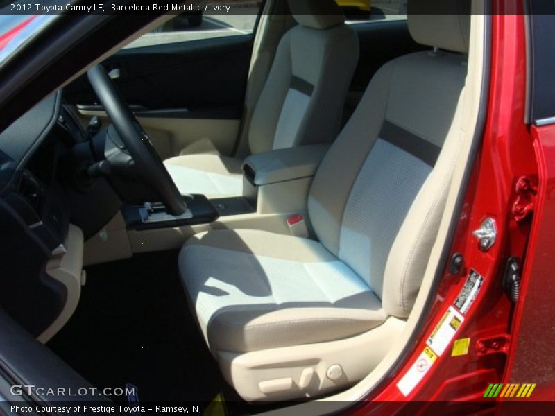 Barcelona Red Metallic / Ivory 2012 Toyota Camry LE