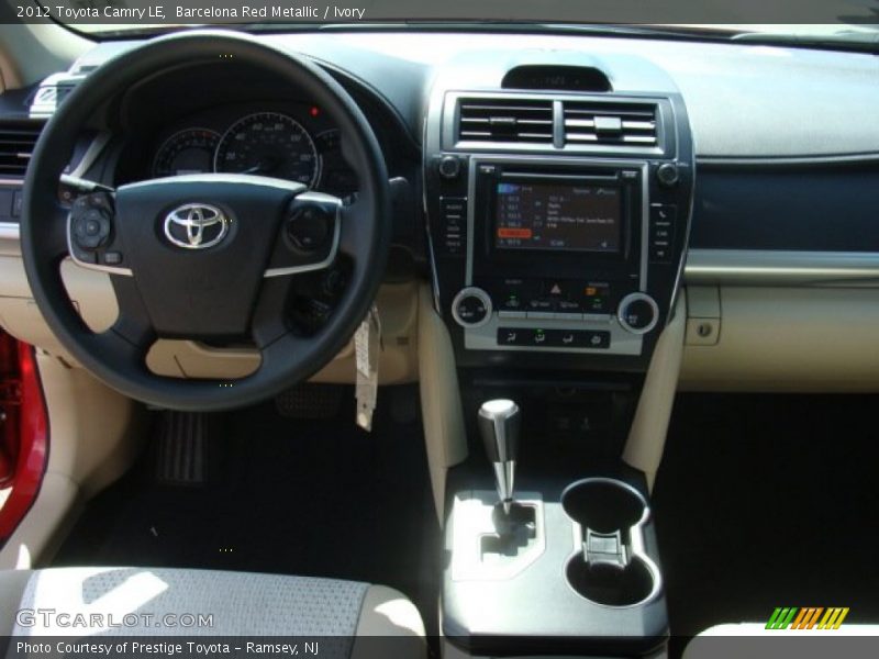 Barcelona Red Metallic / Ivory 2012 Toyota Camry LE