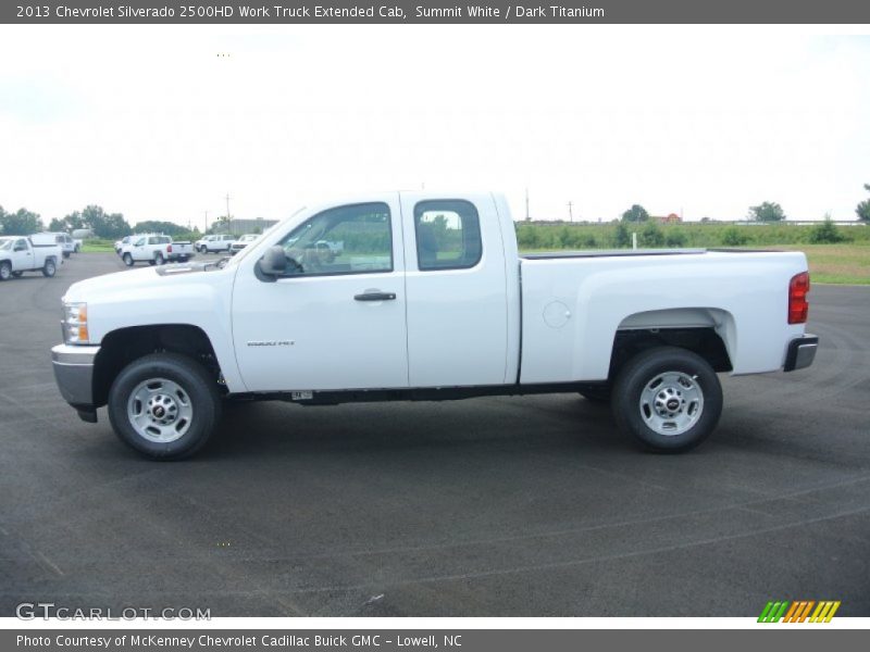 Summit White / Dark Titanium 2013 Chevrolet Silverado 2500HD Work Truck Extended Cab