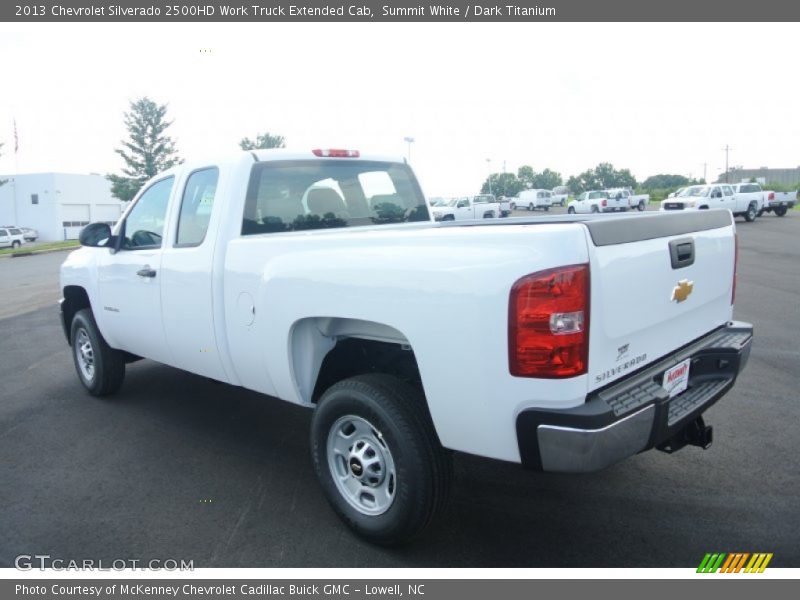 Summit White / Dark Titanium 2013 Chevrolet Silverado 2500HD Work Truck Extended Cab