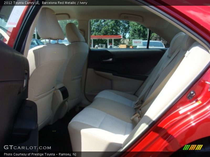 Barcelona Red Metallic / Ivory 2012 Toyota Camry LE