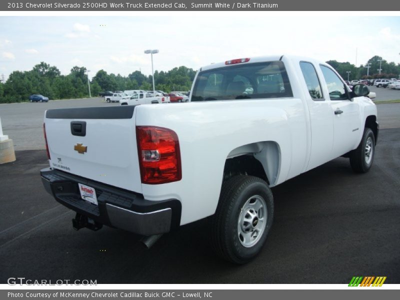 Summit White / Dark Titanium 2013 Chevrolet Silverado 2500HD Work Truck Extended Cab