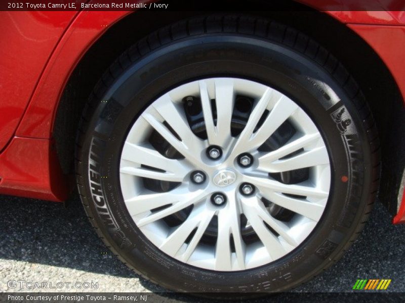 Barcelona Red Metallic / Ivory 2012 Toyota Camry LE
