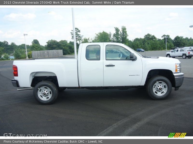 Summit White / Dark Titanium 2013 Chevrolet Silverado 2500HD Work Truck Extended Cab