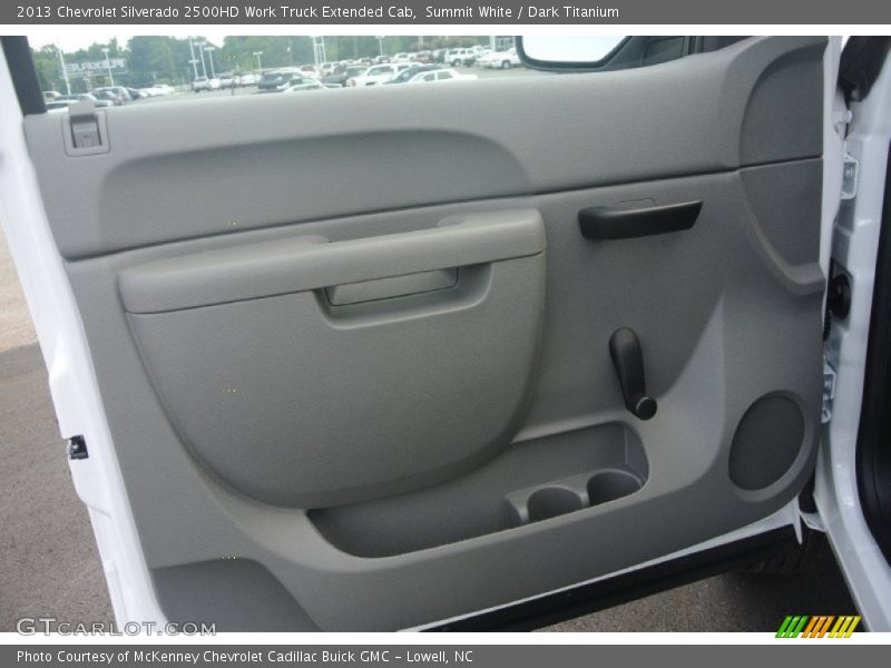 Summit White / Dark Titanium 2013 Chevrolet Silverado 2500HD Work Truck Extended Cab
