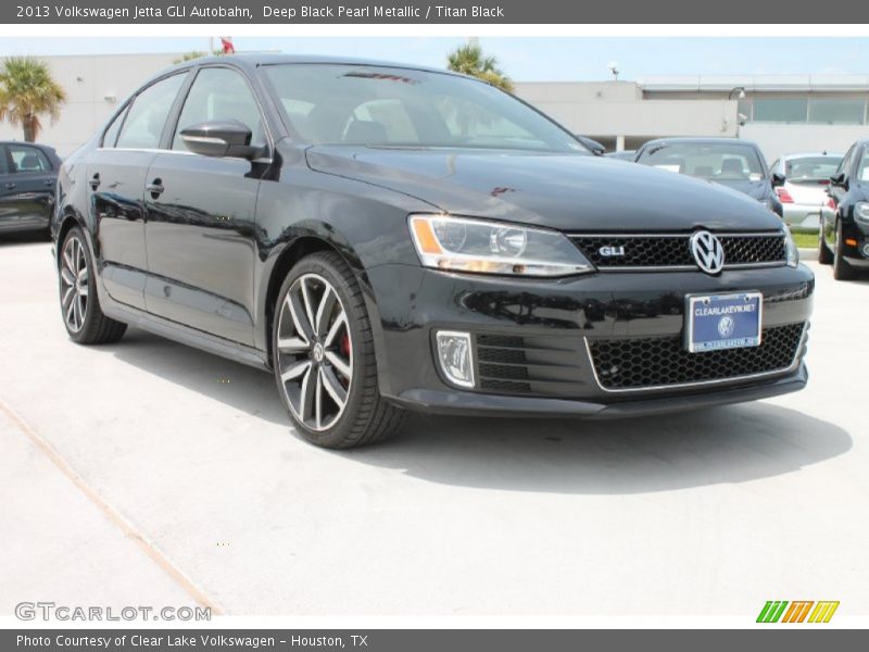 Deep Black Pearl Metallic / Titan Black 2013 Volkswagen Jetta GLI Autobahn