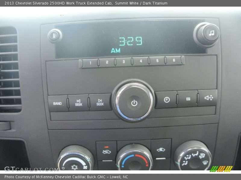 Summit White / Dark Titanium 2013 Chevrolet Silverado 2500HD Work Truck Extended Cab