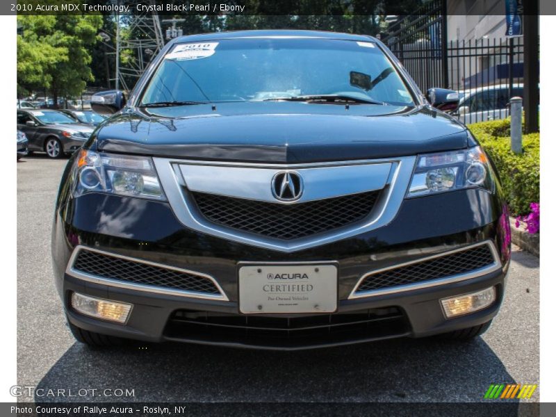 Crystal Black Pearl / Ebony 2010 Acura MDX Technology