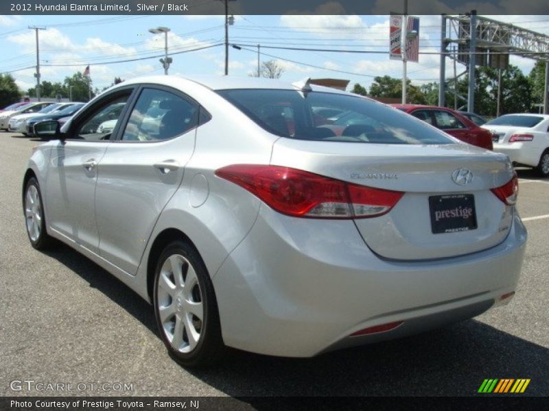 Silver / Black 2012 Hyundai Elantra Limited