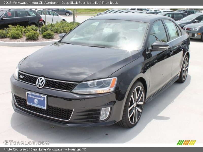 Deep Black Pearl Metallic / Titan Black 2013 Volkswagen Jetta GLI Autobahn