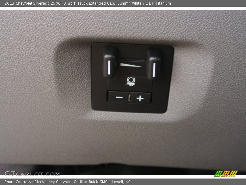 Summit White / Dark Titanium 2013 Chevrolet Silverado 2500HD Work Truck Extended Cab