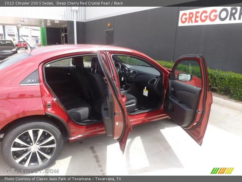Deep Cherry Red Crystal Pearl / Black 2013 Chrysler 200 S Sedan