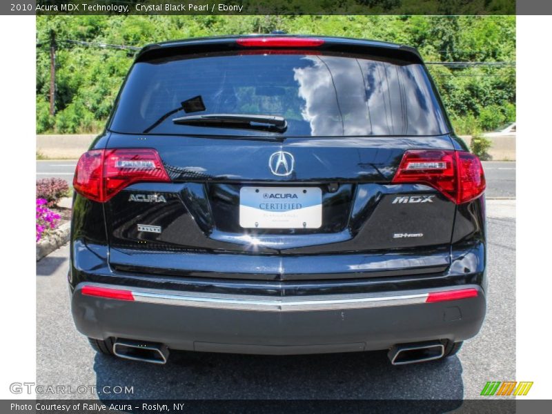Crystal Black Pearl / Ebony 2010 Acura MDX Technology