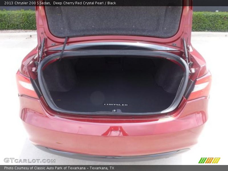 Deep Cherry Red Crystal Pearl / Black 2013 Chrysler 200 S Sedan