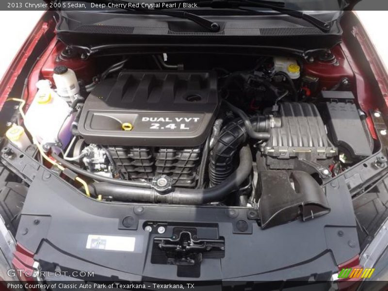Deep Cherry Red Crystal Pearl / Black 2013 Chrysler 200 S Sedan